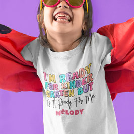 レトロかわいい新学期幼稚園tシャツ tシャツ