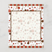 レトロかわいい靴下モンキーボーイベビーシャワーアドバイス (裏面)