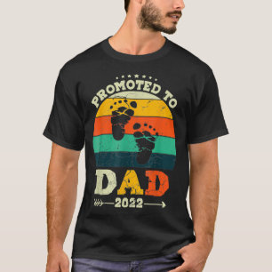 レトロがパパEst 2022に初めてパパ Tシャツ