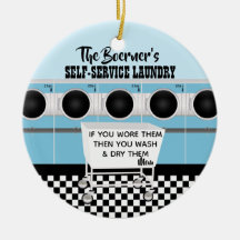 レトロが仕事をするセルフサービス洗濯