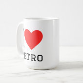 レトロが好き コーヒーマグカップ (正面左)
