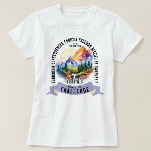 レトロが私の基礎を置いた必需品 Tシャツ (デザイン正面)