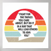 レトロが自分の事のために気に戦う ポスター (正面)