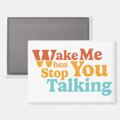 レトロが話す時ストップに起こす マグネット (正面/裏面)