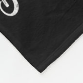 レトロが黒でファンの地面でブーツ フリースブランケット (角)