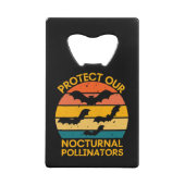 レトロこうもりヴィンテージ 不気味 クレジットカード栓抜き (裏面)