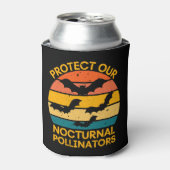 レトロこうもりヴィンテージ 不気味 缶クーラー (缶正面)