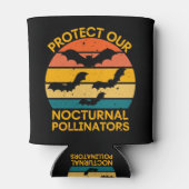 レトロこうもりヴィンテージ 不気味 缶クーラー (裏面)