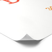 レトロここ来で息子の赤ちゃんシャワー歓迎 ポスター (角)