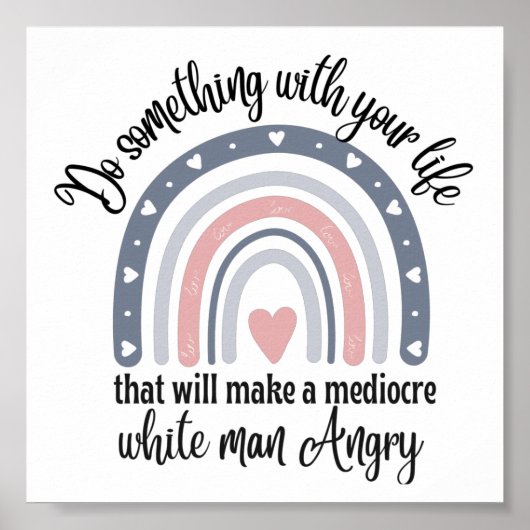 レトロことわざあなたの人生で何かをする ポスター (正面)