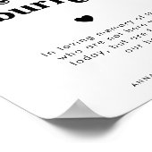 レトロこのキャンドル結婚は記憶のサインを燃やす ポスター (角)