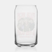 レトロこのママはヤギの写真マグカップ ガラス缶 (裏面)