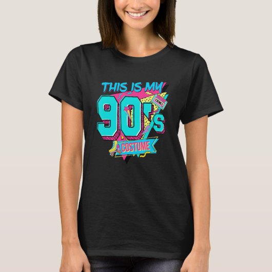 レトロこれは私の90s衣装90sの雰囲気が私を取り戻す tシャツ (正面)