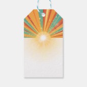 レトロこ来この息子の赤ちゃんシャワー ギフトタグ (裏面)