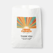 レトロこ来この息子の赤ちゃんシャワー フェイバーバッグ (正面)