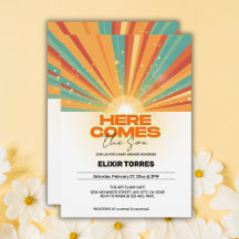 レトロこ来この息子の赤ちゃんシャワー