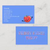 レトロさくらんぼガイ 名刺 (正面/裏面)