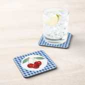 レトロさくらんぼコルクコースター コースター (右側)