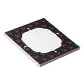 レトロさくらんぼメモ帳 ノートパッド (アングル)