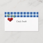 レトロさくらんぼ名刺 名刺 (裏面)