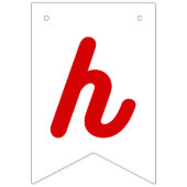 レトロさくらんぼ1st誕生日 バンティングフラッグ (第2の旗)