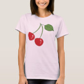 レトロさくらんぼ Tシャツ (正面)