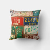 レトロさびたライセンスプレート収集 クッション (裏面)