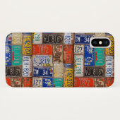 レトロさびたライセンスプレート Case-Mate iPhoneケース (裏面(横))