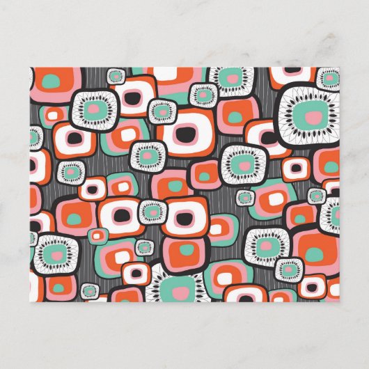 レトロすし花場ありがとうはがき ポストカード (正面)