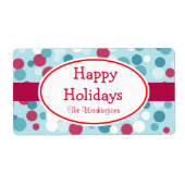 レトロすてきのドットラベル ラベル (正面)