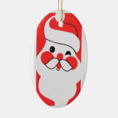 レトロすてきサンタクロース セラミックオーナメント (右)