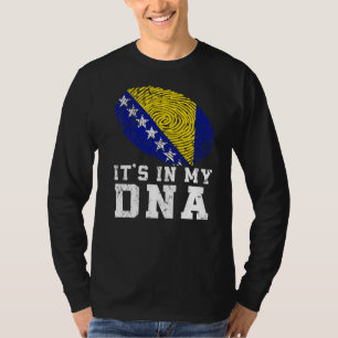 レトロそれは私のDnaボスニア・ヘルツェゴビナ国旗Pにある Tシャツ
