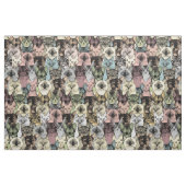 レトロちょうど猫 ファブリック (ヤード)