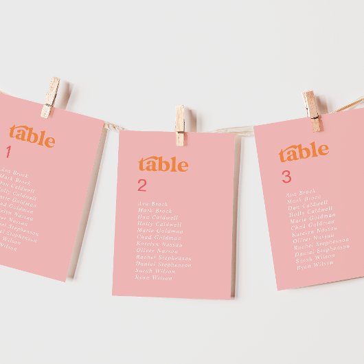 レトロつる夏季座席表カード