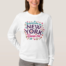 レトロでおかしいニューヨークの愛のデザイン Tシャツ