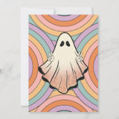レトロでおもしろいハロウィンパーティー 招待状 (裏面)