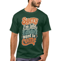 レトロでおもしろい内向的な人のTシャツ