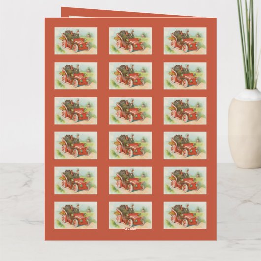 レトロでかわいい感謝祭のミーム かわいいひよこ カード (裏面)