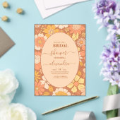 レトロでかわいい70年代風のウェディング アクリル招待状 (インサイチュ (ウェディング))