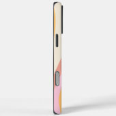 レトロでガーリーな波とお名前のカスタマイズ Case-Mate iPhoneケース (裏面 / 右)