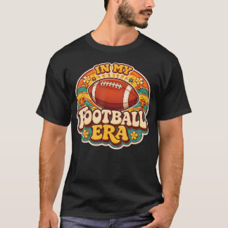 レトロでグルービーな私のフットボール時代 ヴィンテージ プレーヤー Tシャツ