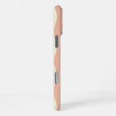 レトロでグルービーな花柄のスマホケース iPhoneケース (右側面)