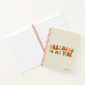 レトロでグルーヴィーなコーチングが私のスタイル、コーチ ノートブック (内部)