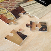 レトロでユーモアな結婚前パーティー / 新築パーティー ジグソーパズル (側面)