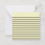 レトロでユーモアのあるハロウィンカード ノートカード (裏面)