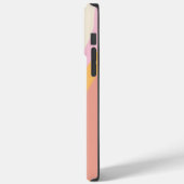 レトロでヴィンテージな波と名前入り ガーリー デザイン Case-Mate iPhoneケース (裏面 / 左)