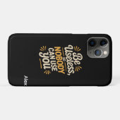 レトロで役立たず おもしろ引用 iPhone Case-Mate iPhoneケース (裏面(横))
