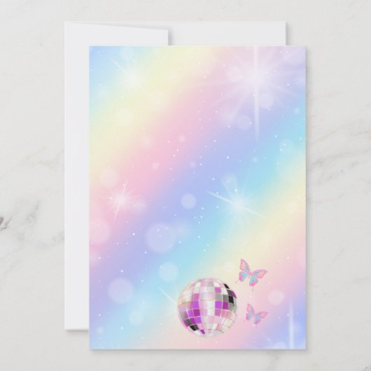 レトロで彼女の母の時代の赤ちゃんシャワー招待状 招待状 (裏面)