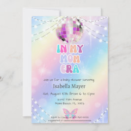 レトロで彼女の母の時代の赤ちゃんシャワー招待状 招待状