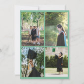 レトロで楽しい卒業写真マガジンカバー 案内状 (裏面)